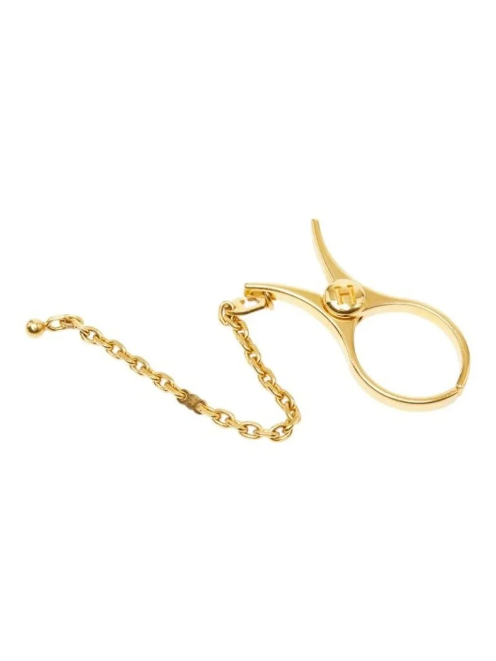 Hermes Phil Glove Holder Gold Plated 1- Gloves